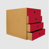 ΣΥΡΤΑΡΙΕΡΑ ΟΙΚΟΛΟΓΙΚΗ ΜΕ ΤΡΥΠΕΣ 4 ΣΥΡΤΑΡΙΑ ΚΟΚΚΙΝΗ